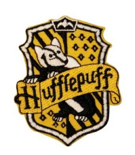 Harry Potter Hufferpuff Crest Embroidered Iron On Badge Applique Patch   Novelty Buttons And Pins