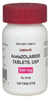 Acetazolamide Tablets For Dogs And Cats 250 mg/100 ct (Rx Pet Meds) Sports & Outdoors