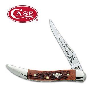 Case Cutlery Texas Toothpick Small W. Russell Chestnut Single Blade Pocket Knife  Folding Camping Knives  Sports & Outdoors