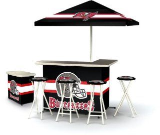 Best of Times Tampa Bay Buccaneers Deluxe Package Bar (Discontinued by Manufacturer)  Sports Fan Barstools  Patio, Lawn & Garden