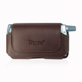 Reiko Horizontal Pouch for Treo 650/700   Retail Packaging   Brown Cell Phones & Accessories