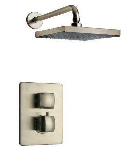 La Toscana Shower System 2 SHOWER2LAPW Brushed Nickel   Bathtub And Showerhead Faucet Systems  