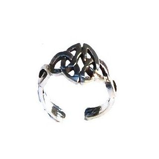 Sterling Silver Celtic Trinity Knot Toe Ring Jewelry