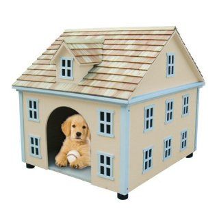 Bark itecture Nantucket Colonial Dog House Color Yellow 