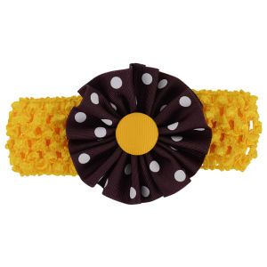 Arizona State Sun Devils Crocheted Headband with Rosette