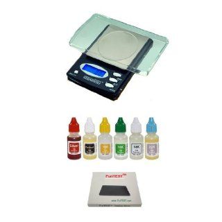 Metal Detector's Electronic Lab Scale & Gold/Silver Purity Tester   Weigh/Test Raw Metal Ingots   Gold Silver Platinum Bars, Coins, Scrap Jewelry & More Science Lab Electronic Toploading Balances