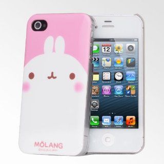 Cute Molang iPhone 4 Cases   Pink Cell Phones & Accessories