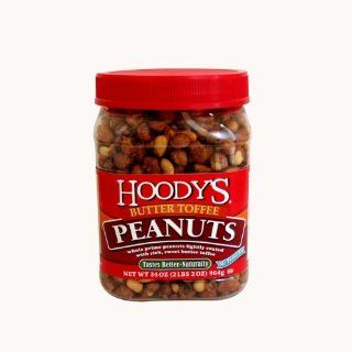 Hoody's Butter Toffee Peanuts, 34 Ounce Plastic Jars (Pack of 3)  Candy Coated Nuts  Grocery & Gourmet Food