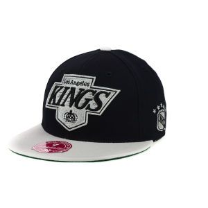 Los Angeles Kings Mitchell and Ness NHL XL Logo 2Tone Fitted Cap