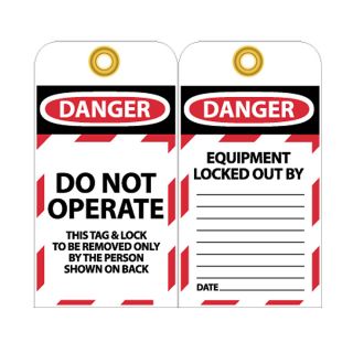 Nmc Lockout Tags   Special Tag   6x3