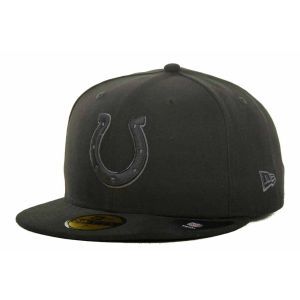 Indianapolis Colts New Era NFL Black Gray Basic 59FIFTY Cap