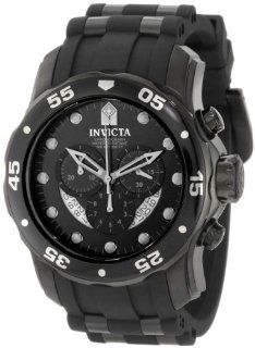 Invicta Men's 6986 Pro Diver Collection Chronograph Black Dial Black Polyurethane Watch Invicta Watches