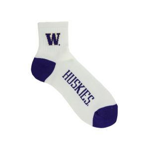 Washington Huskies For Bare Feet Ankle White 501 Sock
