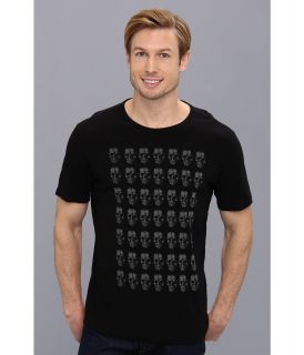 John Varvatos Star U.S.A. Row of Skulls Tee Mens T Shirt (Black)