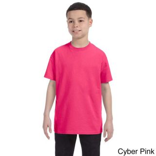 Fruit Of The Loom Fruit Of The Loom Youth 50/50 Blend Best T shirt Pink Size L (14 16)