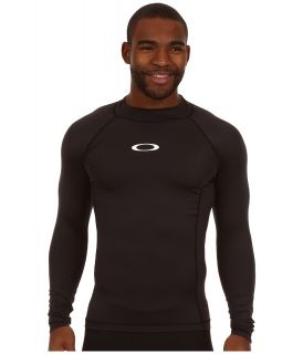 Oakley L/S Pressure Rashguard Mens Swimwear (Black)
