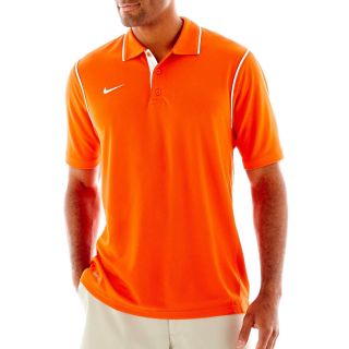 Nike Dri FIT Polo, Orange, Mens