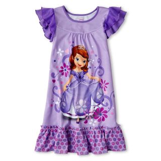 Disney Sofia Nightshirt   Girls 2 10, Purple, Girls