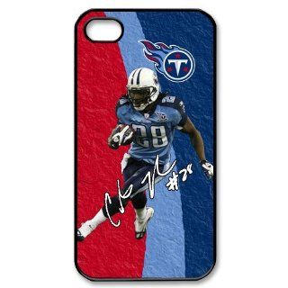 Best Creative NFL Design Tennessee Titans Case, Top Designer Chris Johnson Jerseys 28 Iphone 4 4s 4g Case Cover For NFL Fans Cell Phones & Accessories
