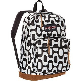Right Pack Laptop Backpack Black / White Rio Walk   World Collection  