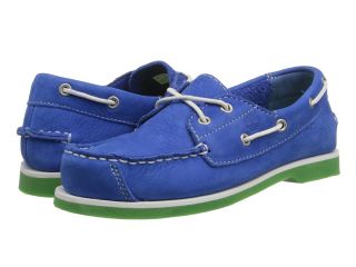 Timberland Kids Peaks Island 2 Eye Boat Shoe Boys Shoes (Blue)