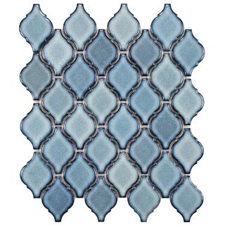 Somertile 11 X 9.75 inch Casablanca Orion Porcelain Mosaic Tile (pack Of 10)