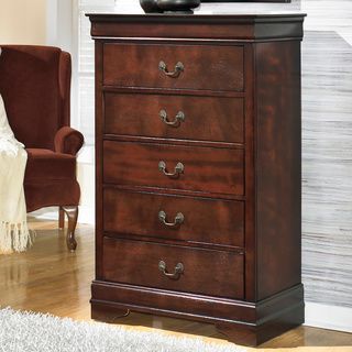 Ashely Furniture Industries Signature Designs By Ashley Alisdair Chest Brown Size 5 drawer