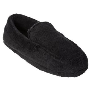 Totes Elements Mens Moccasin Slippers   Black XL