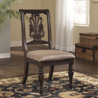 Signature Designs By Ashley Key Town Dark Brown Dining Side Chairs (set Of 2)