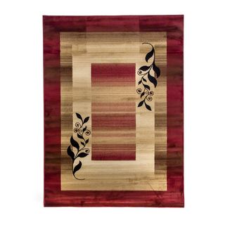 Madrid Red Area Rug (3 11 X 5 3)