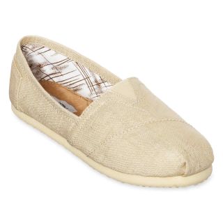 OLSENBOYE Betti Casual Canvas Slip Ons, Gld Fabric, Womens