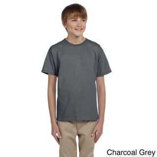 Fruit Of The Loom Fruit Of The Loom Youth Boys Heavy Cotton Hd T shirt Grey Size L (14 16)