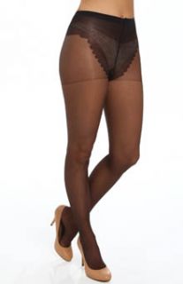 Hue 5970 French Lace Control Top Pantyhose