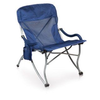 Picnic Time PT XL Portable Extra Wide Camp Chair, Navy  Sports & Outdoors