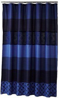 Apt 9 Blueprint Stripe Fabric Shower Curtain Pretty Blue Striped Bath  