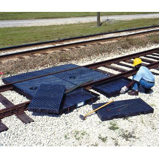 Ultratech Railroad Track Spill Pan System   Side Pan With Grating