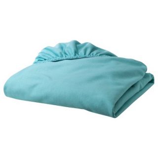 TL Care Jersey Knit Fitted Sheet   Turquoise