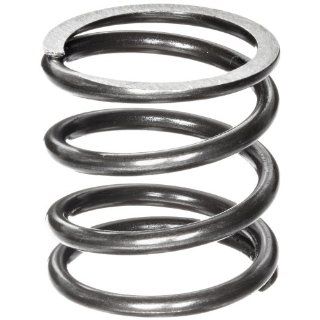 Music Wire Compression Spring, Steel, Inch, 0.85" OD, 0.085" Wire Size, 0.641" Compressed Length, 1" Free Length, 20.39 lbs Load Capacity, 56.8 lbs/in Spring Rate (Pack of 10)