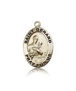 Saint Gerard Pendants   14kt Gold St. Gerard Medal Jewelry