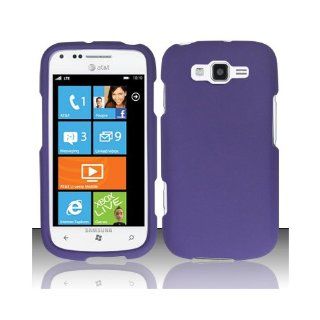 Purple Hard Cover Case for Samsung Focus 2 SGH I667 Cell Phones & Accessories
