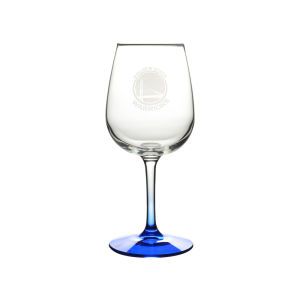 Golden State Warriors Boelter Brands Satin Etch Wine Glass