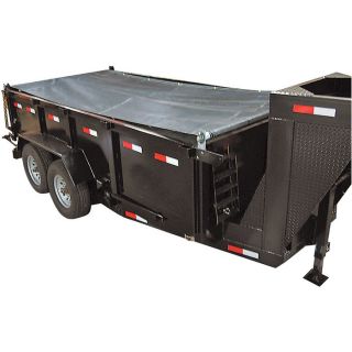 TruckStar Mesh Dump Tarp Roller Kit   For 12ft. Dump Trailers, 6 1/2ft. x 15ft.,