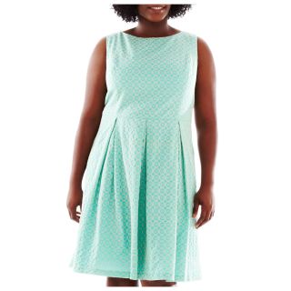 Nine & Co 9 & Co. Princess Seam Print Dress   Plus, Womens