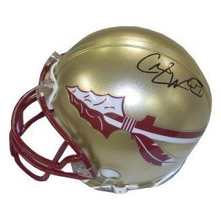 Charlie Ward signed Florida State Seminoles Mini Helmet (Heisman)  Tri Star Hologram   Autographed College Mini Helmets Sports Collectibles
