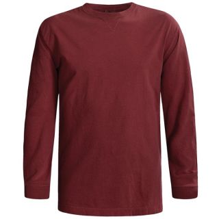 Woolrich First Forks T Shirt   Long Sleeve (For Men)   BRITISH TAN (L )