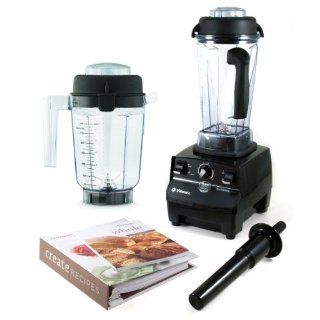 Vitamix CIA Professional Series Onyx Blender With Wet Container, Dry Grains Container, and 2 Cookbook Kitchen & Dining