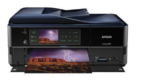 Epson Artisan 837 Wireless All in One Color Inkjet Printer, Copier, Scanner, Fax, iOS/Tablet/Smartphone/AirPrint Compatible (C11CB20201) Electronics
