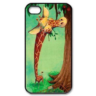 Giraffe iPhone 4/4s Case Hard Back Cover Case for iPhone 4/4s l094 Cell Phones & Accessories