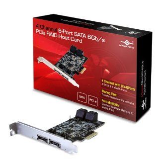 Vantec 4 Channel 6 Port SATA 6Gb/s PCIe RAID Host Card with HyperDuo Technology (UGT ST644R) Computers & Accessories
