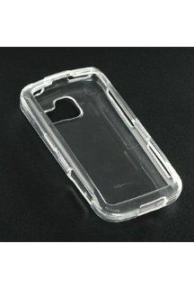 LG Optimus S LS670 (Sprint) Snap On Protector Hard Case, Transparent Cell Phones & Accessories